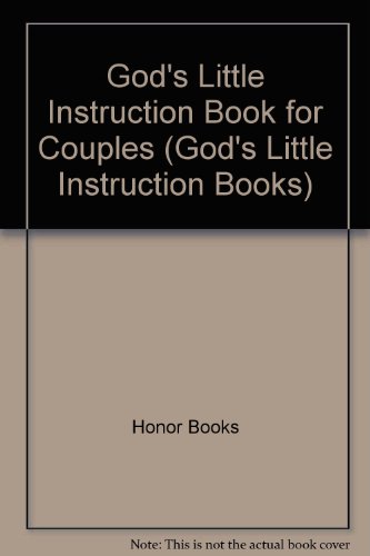 Stock image for Gods Little Instruction Book for Couples (God's Little Instruction Books) for sale by SecondSale