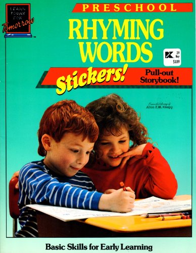 Stock image for Rhyming Words (Learn Today for Tomorrow Preschool Workbook) for sale by Robinson Street Books, IOBA