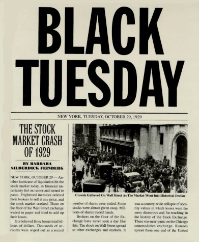 Imagen de archivo de Black Tuesday : The Stock Market Crash of 1929 a la venta por Better World Books