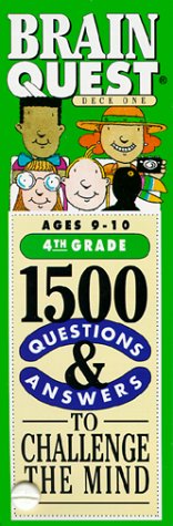 Stock image for Brain Quest: 1500 Questions & Answers to Challenge the Mind/4th Grade/Ages 9-10/Deck 1 & 2 for sale by Half Price Books Inc.