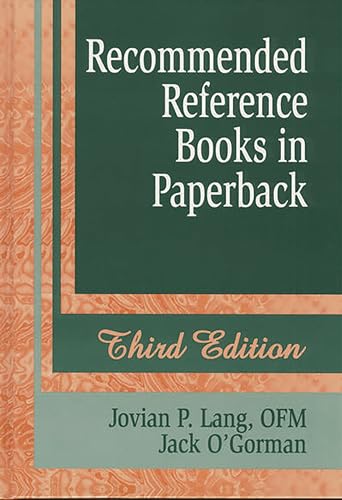 Beispielbild fr Recommended Reference Books in Paperback zum Verkauf von suffolkbooks