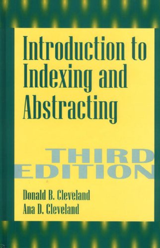 Stock image for Introduction to Indexing and Abstracting for sale by Front Cover Books