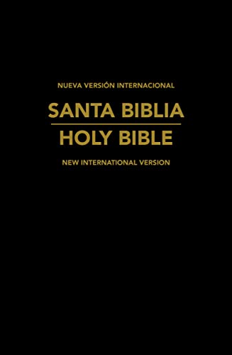 NVI/NIV Spanish-English Holy Bible-Blk