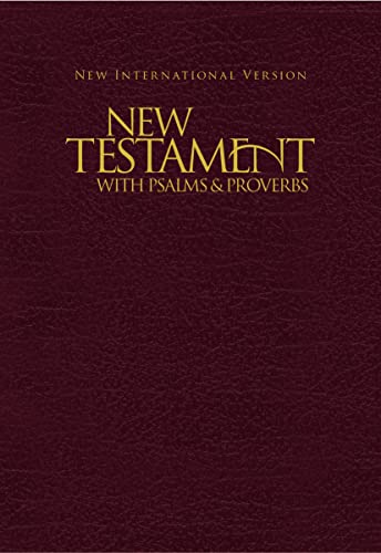 9781563206634: NIV, New Testament with Psalms and Proverbs, Pocket-Sized, Paperback, Burgundy