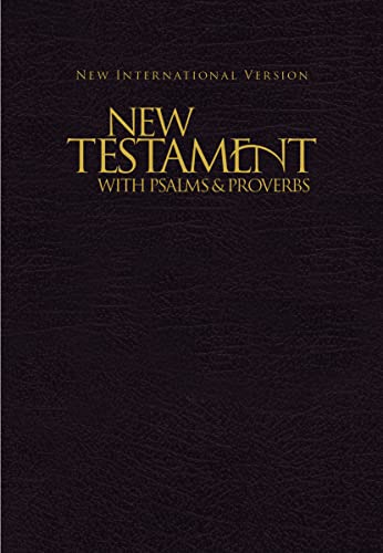 Imagen de archivo de NIV, New Testament with Psalms and Proverbs, Pocket-Sized, Paperback, Black a la venta por Your Online Bookstore