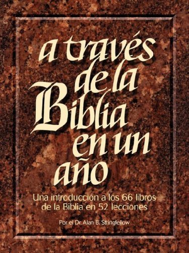 Stock image for a Traves de la Biblia en un ano (Spanish Edition) for sale by HPB-Red