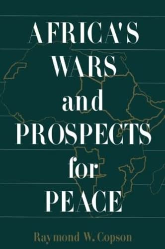 Stock image for Africa's Wars and Prospects for Peace for sale by Blackwell's