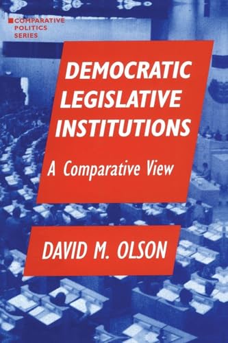 Immagine stock per Democratic Legislative Institutions: A Comparative View