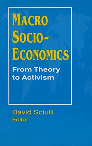 Stock image for Macro Socio-Economics: From Theory to Activism for sale by Revaluation Books