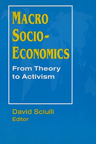 Stock image for Macro Socio-Economics: From Theory to Activism for sale by Revaluation Books