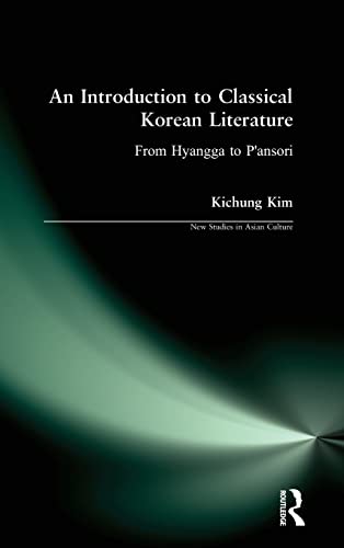 Beispielbild fr An introduction to Korean literature: from Hyangga to Pansori. zum Verkauf von Kloof Booksellers & Scientia Verlag