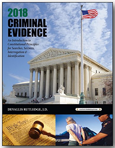 Imagen de archivo de 2018 CRIMINAL EVIDENCE a la venta por ThriftBooks-Dallas