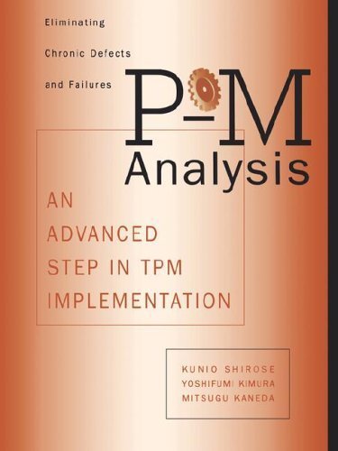 Beispielbild fr P-M Analysis (c): An Advanced Step in TPM Implementation (Time-Tested Equipment Management Titles!) zum Verkauf von HPB-Red