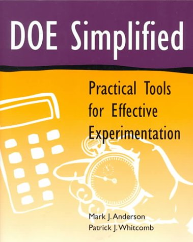 Stock image for Doe Simplified: Practical Tools for Effective Experimentation [With CDROM] for sale by ThriftBooks-Dallas