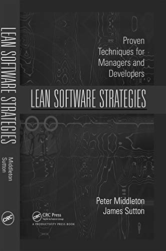 Imagen de archivo de Lean Software Strategies: Proven Techniques for Managers and Developers a la venta por SecondSale