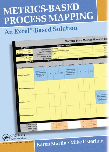 9781563273803: Metrics-Based Process Mapping: An Excel-Based Solution