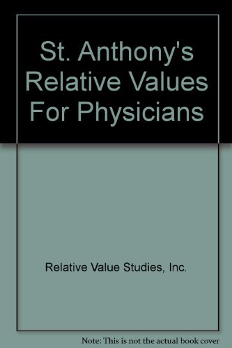 Imagen de archivo de Relative Values for Physicians a la venta por Better World Books: West