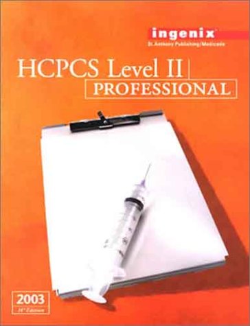 Stock image for Hcpcs 2003: Level II Professional for sale by HPB-Emerald