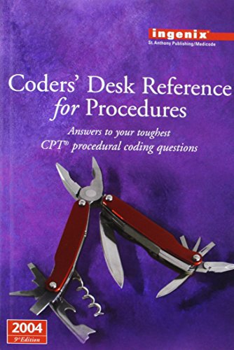 Stock image for Coders' Desk Reference for Procedures 2004 for sale by Ergodebooks