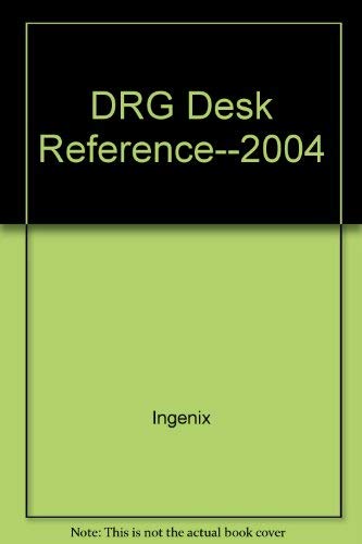 2004 Drg Desk Reference (9781563374852) by [???]