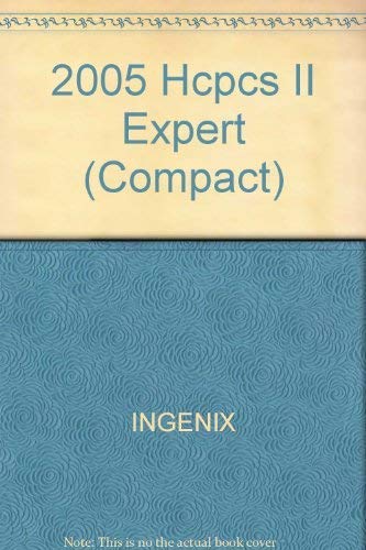 2005 Hcpcs: Level II Expert Compact (9781563375668) by St. Anthony Publishing