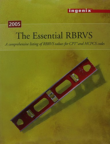 The Essential Rbrvs 2005 (9781563376214) by Ingenix