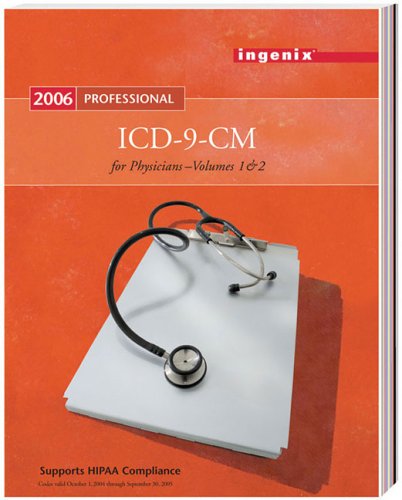 Stock image for ICD-9-CM Professional for Physicians, Volumes 1 & 2 - 2006 (Softbound Version) (Physician's Icd-9-Cm) for sale by HPB-Red