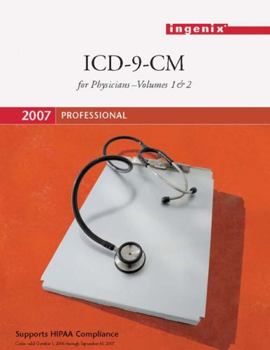 Stock image for ICD-9-CM 2007 Professional for Physicians (ICD-9-CM Professional for Physicians (Compact)) for sale by Ergodebooks