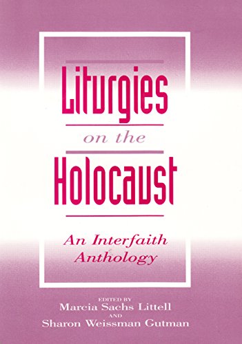 Imagen de archivo de Liturgies on the Holocaust: An Interfaith Anthology a la venta por Open Books