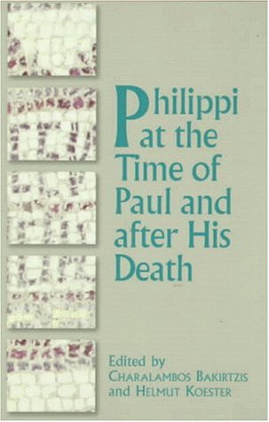 Imagen de archivo de Philippi at the Time of Paul and After His Death a la venta por HPB-Emerald