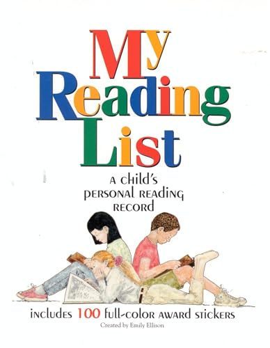 Imagen de archivo de My Reading List: A Child's Personal Reading Record a la venta por Wonder Book