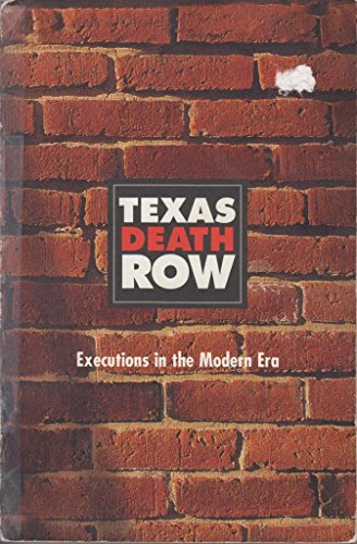 Stock image for Texas Death Row for sale by Nelsons Books