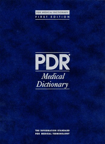 Beispielbild fr Pdr Medical Dictionary (1st ed) zum Verkauf von Wonder Book