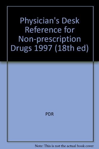 Beispielbild fr Physicians' Desk Reference for Nonprescription Drugs, 1997 zum Verkauf von Better World Books