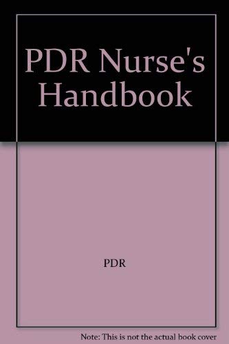 Beispielbild fr PDR Nurses Handbook zum Verkauf von Better World Books