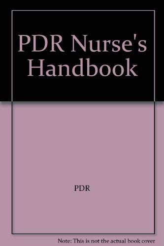 Stock image for PDR Nurses Handbook for sale by Better World Books