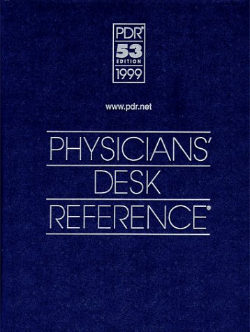 Beispielbild fr 1999 Physicians' Desk Reference : (Library - Hospital Version) zum Verkauf von Better World Books: West