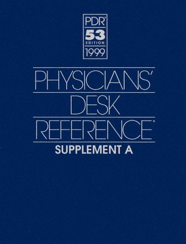 Beispielbild fr 1999 Physicians' Desk Reference zum Verkauf von Better World Books