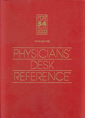 Stock image for Physicians' Desk Reference 2000 for sale by SecondSale