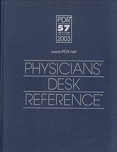 Stock image for Physicians' Desk Reference for Ophthalmic Medicines 2002 for sale by HPB-Red