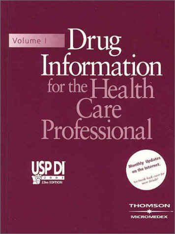 Stock image for Drug Information for the Health Care Professional, Volume 1: USP DI [With Access Code] for sale by ThriftBooks-Atlanta