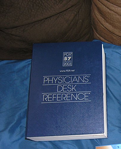 Beispielbild fr Physicians' Desk Reference 2003 (Physicians' Desk Reference (Pdr)) zum Verkauf von SecondSale