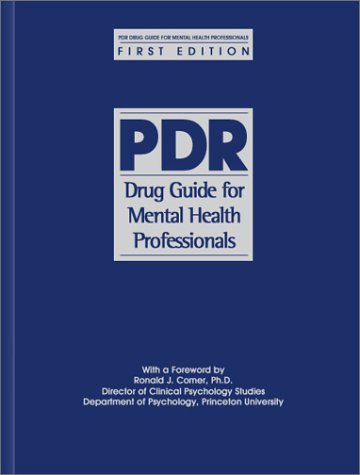 Stock image for PDR Drug Guide for Mental Health Professionals for sale by SecondSale