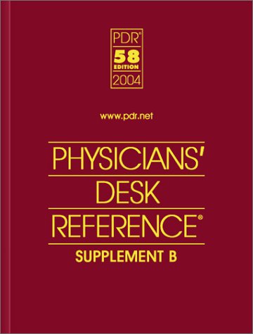 Stock image for Pdr 58th Edition Supplement A for sale by Basement Seller 101
