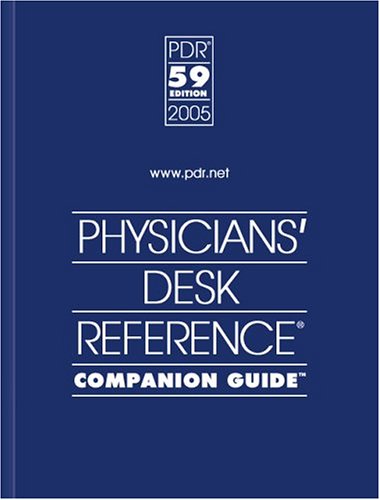 9781563635007: Physician's Desk Reference: PDR Companion Guide (Physician's Desk Reference Companion Guide)