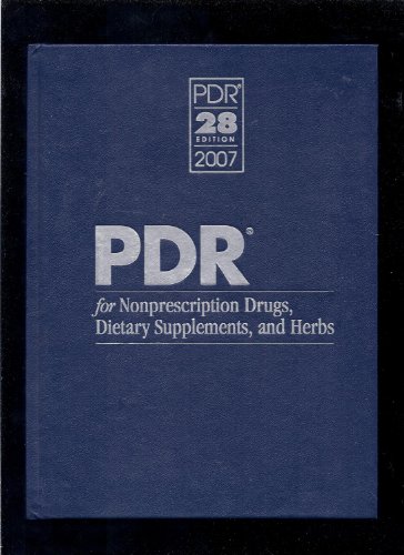 Beispielbild fr PDR for Nonprescription Drugs, Dietary Supplements, and Herbs zum Verkauf von ThriftBooks-Dallas