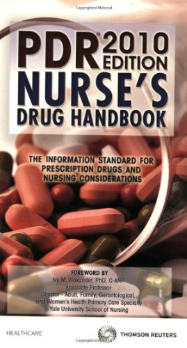 Beispielbild fr PDR Nurse's Drug Handbook 2010 zum Verkauf von SecondSale