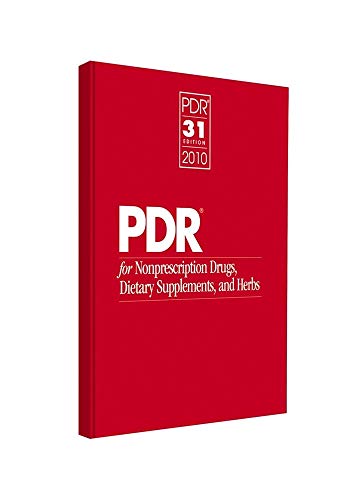 Stock image for PDR for Nonprescription Drugs, Dietary Supplements, and Herbs 2010 , 31TH Ed. for sale by Basi6 International