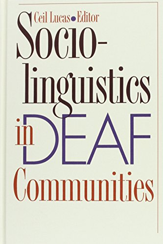 Imagen de archivo de Sociolinguistics in Deaf Communities a la venta por Better World Books