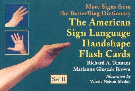 Stock image for The American Sign Language Handshape Flash Cards Set II for sale by GF Books, Inc.